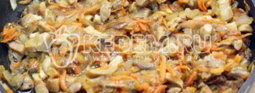 блинный торт с печенью. Шаг 9