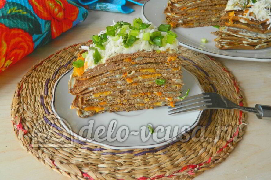 Рецепт печеночного торта иза свиного печеней