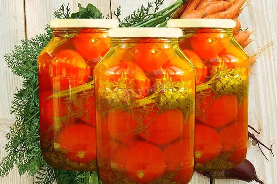 Рецепт помидоры с ботвой без стерилизации