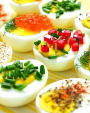 Праздничная закуска из яиц