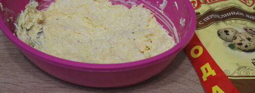 блинные роллы с крабовыми палочками и кукурузой. Шаг 5