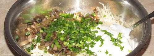 булочки-роллы с грибным дип-соусом. Шаг 6