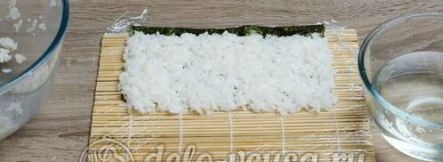 домашние роллы филадельфия. Шаг 5