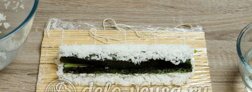 домашние роллы филадельфия. Шаг 7