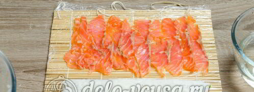 домашние роллы филадельфия. Шаг 9