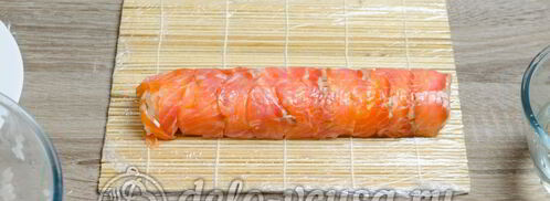 домашние роллы филадельфия. Шаг 10