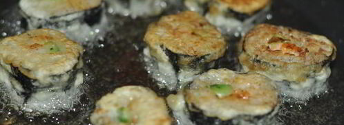 горячие роллы с креветками. Шаг 9