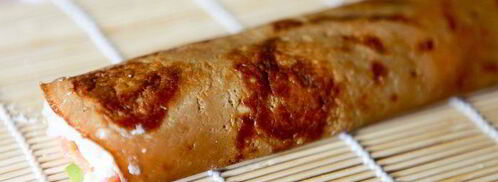 горячий ролл — росу драгон маки с цитрусовым соусом спайс. Шаг 7