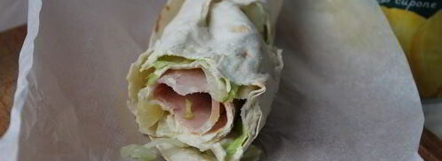 нежные роллы с ананасами и ветчиной. Шаг 6