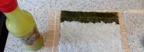 ролл фета. Шаг 2