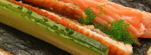 ролл в стружке тунца бонито. Шаг 7