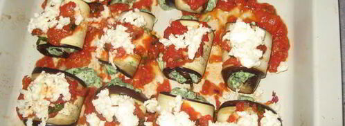 роллатини из баклажанов со шпинатом. Шаг 10