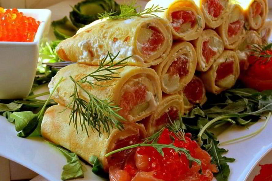 Рецепт роллы из омлета