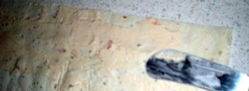 роллы из тонкого лаваша с семгой и авокадо. Шаг 2