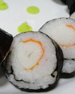 Роллы с крабовыми палочками