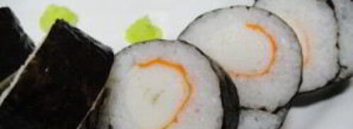 роллы с крабовыми палочками. Шаг 6