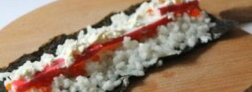 роллы с красной икрой. Шаг 5