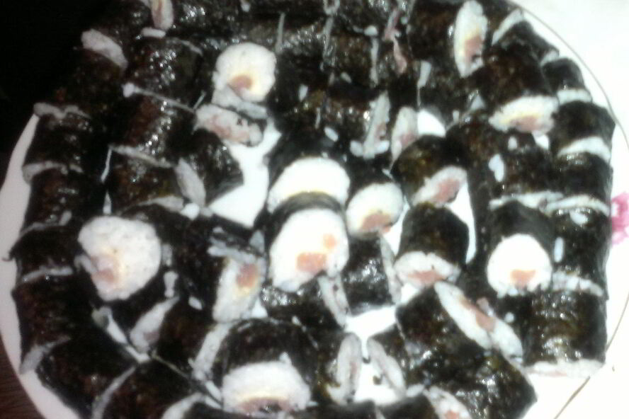 Рецепт роллы с лососем