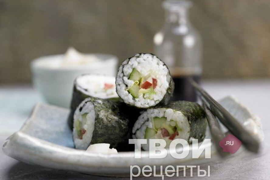 Рецепт роллы с огурцом