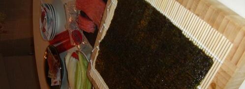 роллы с семгой. Шаг 2