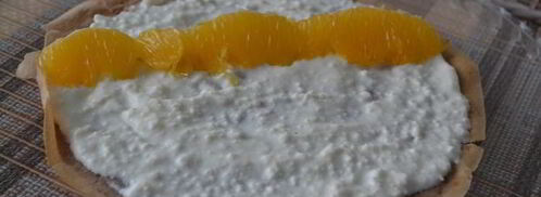 сладкие блинные роллы с творогом и фруктами. Шаг 9