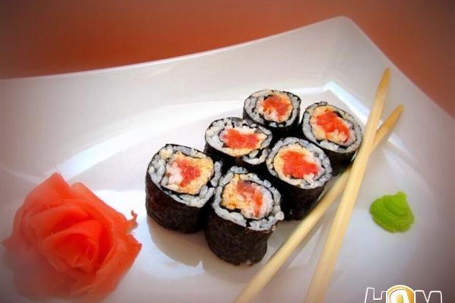 Рецепт спайси роллы с лососем