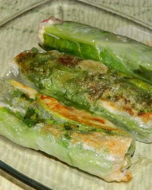 Спринг-роллы с семгой