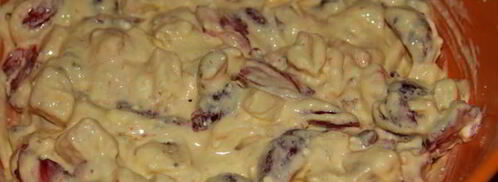 спринг-роллы с творогом, клубникой и бананом. Шаг 3