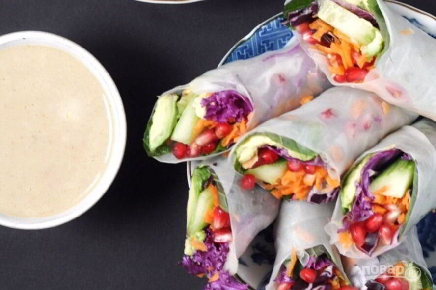 Рецепт вегетарианские спринг роллы