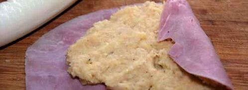 ветчино-картофельные роллы. Шаг 19