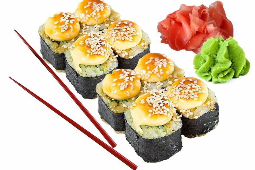 Рецепт запеченные роллы с семгой