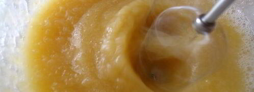 бисквитный рулет с яблочным парфе. Шаг 20