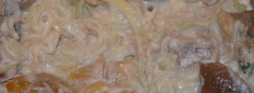 грибной рулет из картофельного теста. Шаг 4