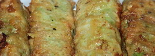 капустные рулетики с куриным филе и брынзой. Шаг 7