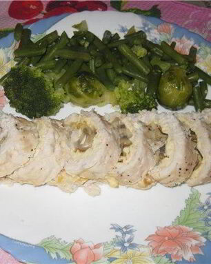 Куриный рулет в фольге