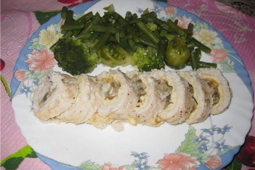 Рецепт куриный рулет в фольге