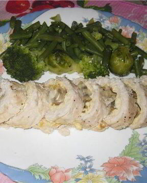 Куриный рулет в фольге