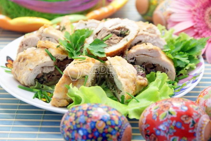 Рецепт куриные рулетики с печенью