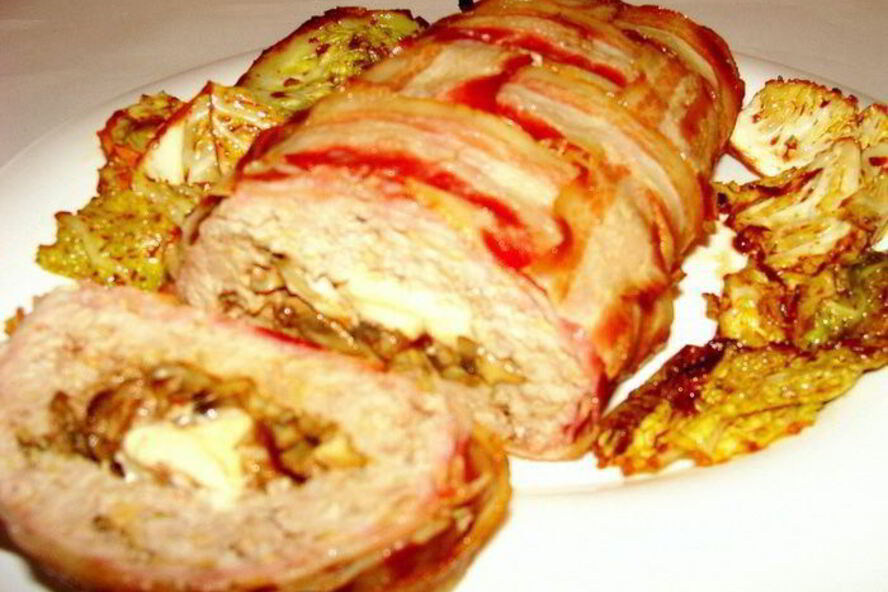 Рецепт мясной рулет из фарша за семью печатями