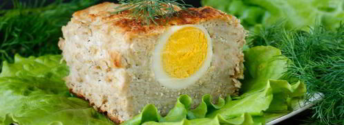 мясной рулет с яйцом. Шаг 7