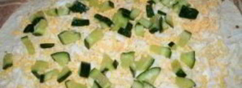 рулет из лаваша с овощами. Шаг 2