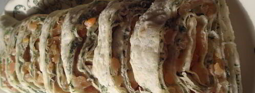 рулет из лаваша с семгой. Шаг 8