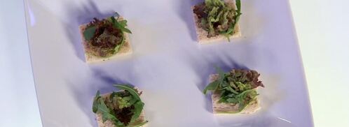 рулет из лосося на тостах. Шаг 3