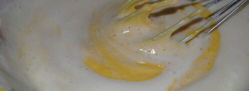 рулет с персиками и ананасом. Шаг 3