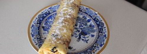 рулет с яблоком и черносливом. Шаг 8