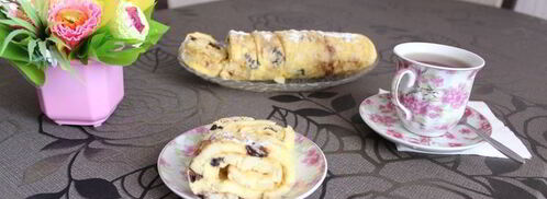 рулет с яблоком и черносливом. Шаг 9