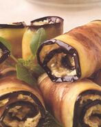 Рулетики из баклажанов