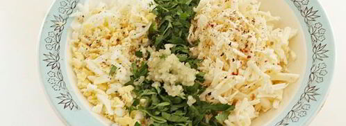 рулетики из кабачков с сыром и чесноком. Шаг 5