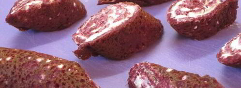 рулетики из ржаных блинчиков с селедкой. Шаг 6