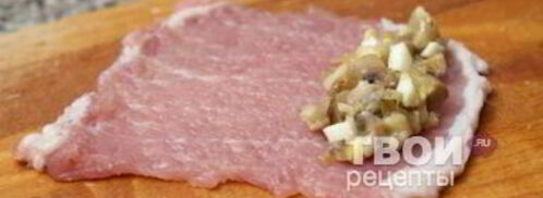 рулетики мясные. Шаг 15